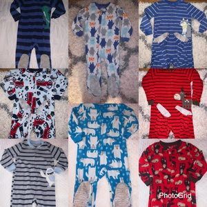 Carter’s Boy Fleece Footed Pjs